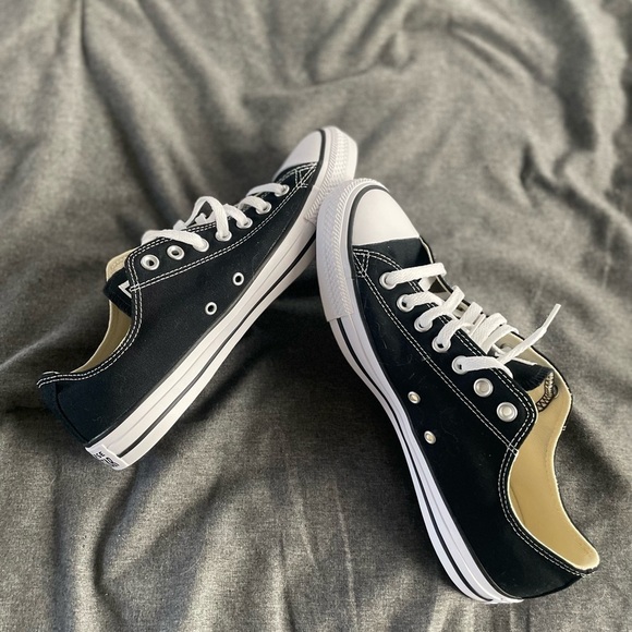 Converse All Star Low Top Black Men's Size-9.5 Women's Size-11.5 - Picture 3 of 7